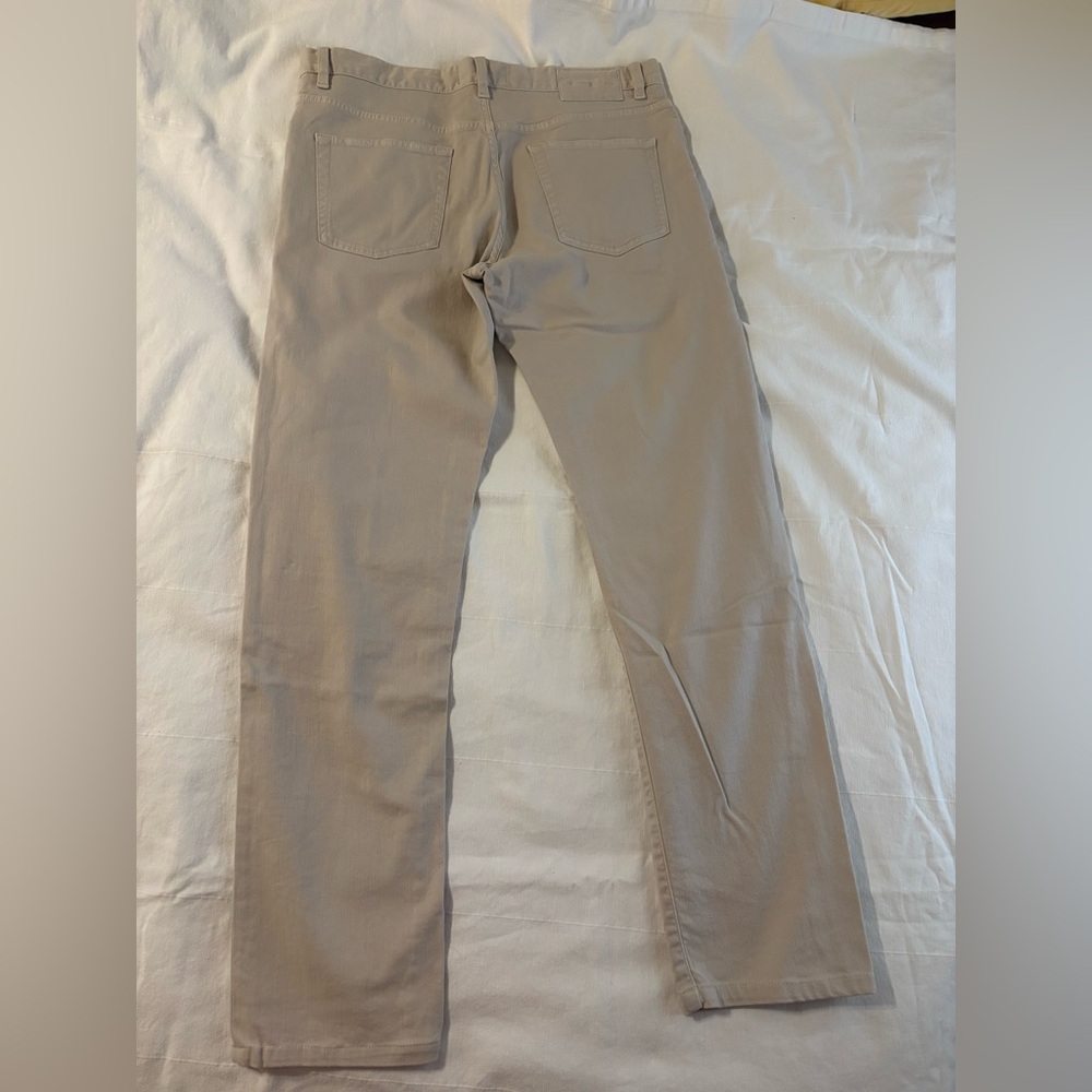 Ermenegildo Zegna Cream Denim Pants - Picture 3 of 11